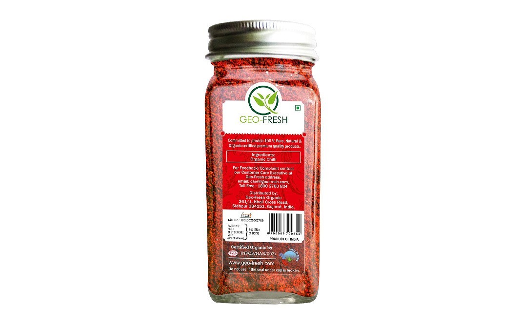 Geo-Fresh Organic Cayenne Powder    Bottle  50 grams